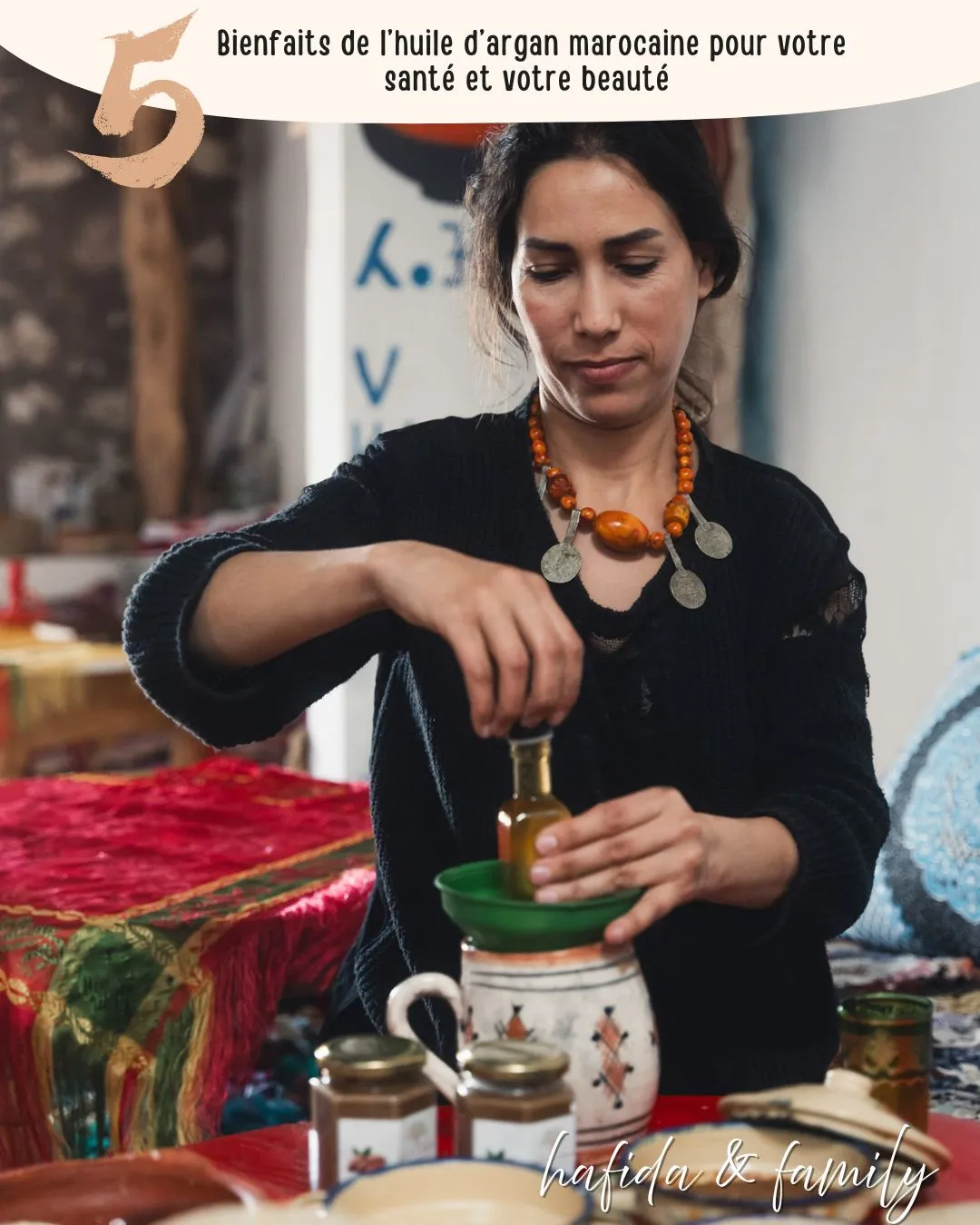 huile d’argan pure produite dans une coopérative d’Essaouira