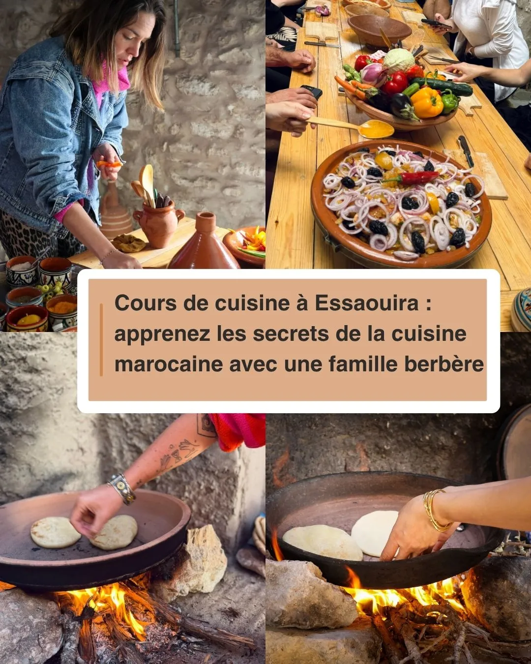 Cours de cuisine à Essaouira : apprenez les secrets de la cuisine marocaine avec une famille berbère